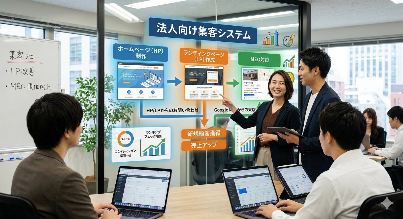 法人向け集客システム